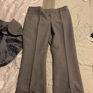 Gray suit pants